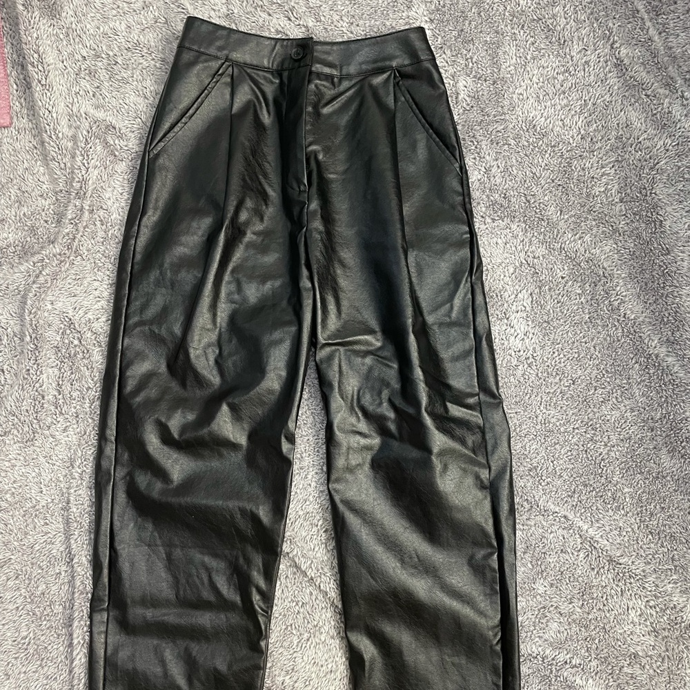SHEIN leather pants